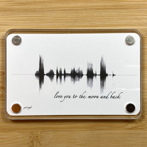 Love You To The Moon And Back Soundwave Magnet - Picture 2 of 6